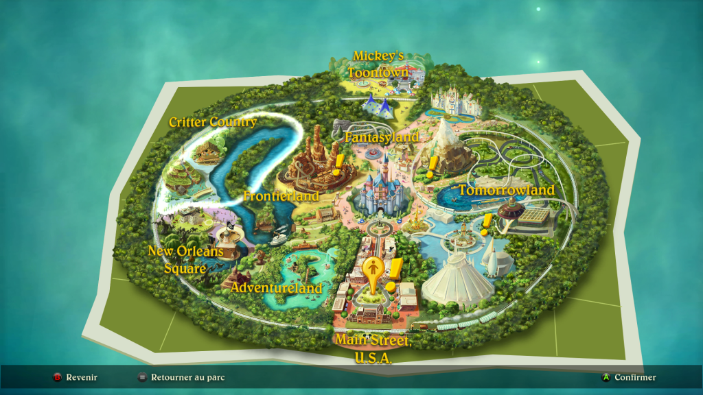 Carte Disneyland Adventures