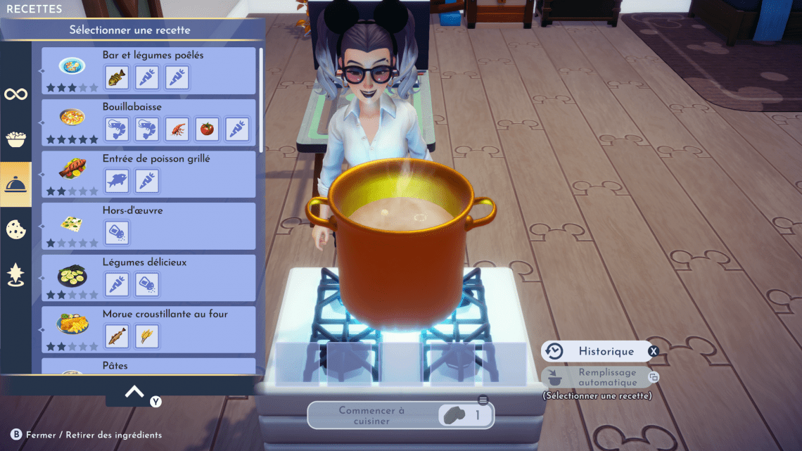 Les recettes et ingrédients : Disney Dreamlight Valley - Le Geek Paresseux