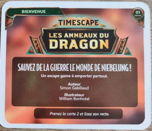 Timespace : Les Anneaux du Dragon 