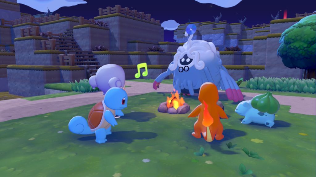 Les starters première génération dans Pokémon Pokopia