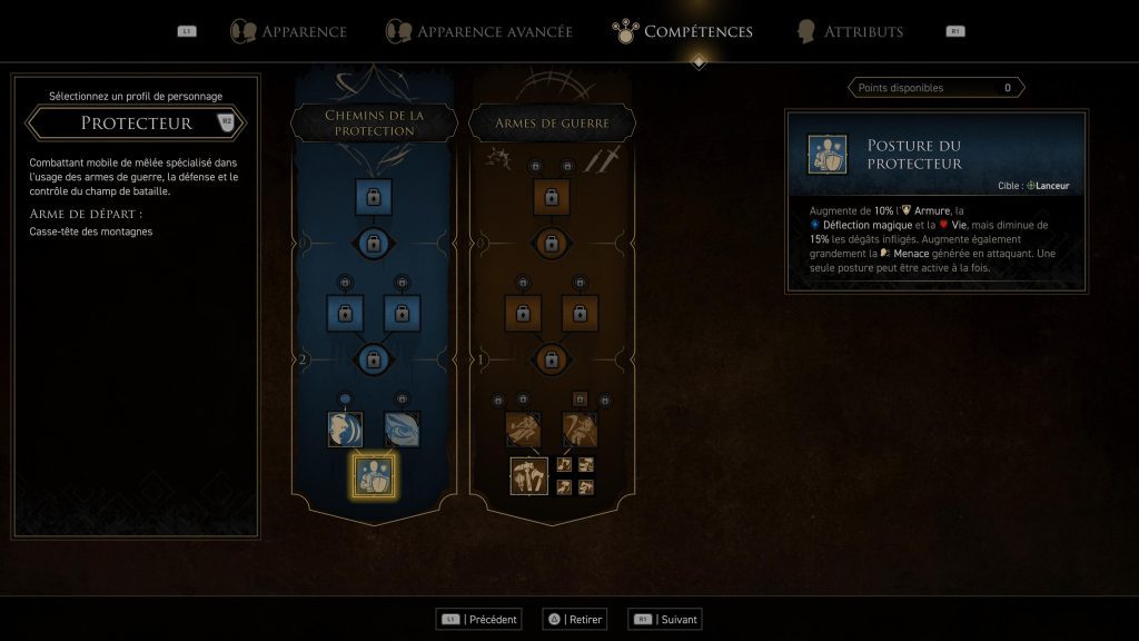 GreedFall 2: The Dying World - Compétences