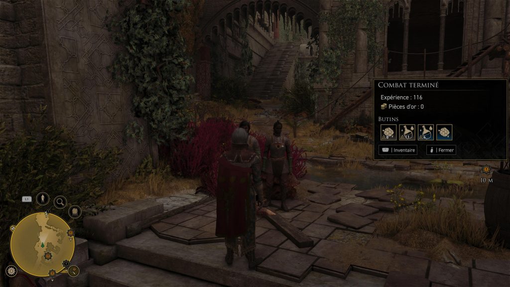 Loot automatique de fin de combat 