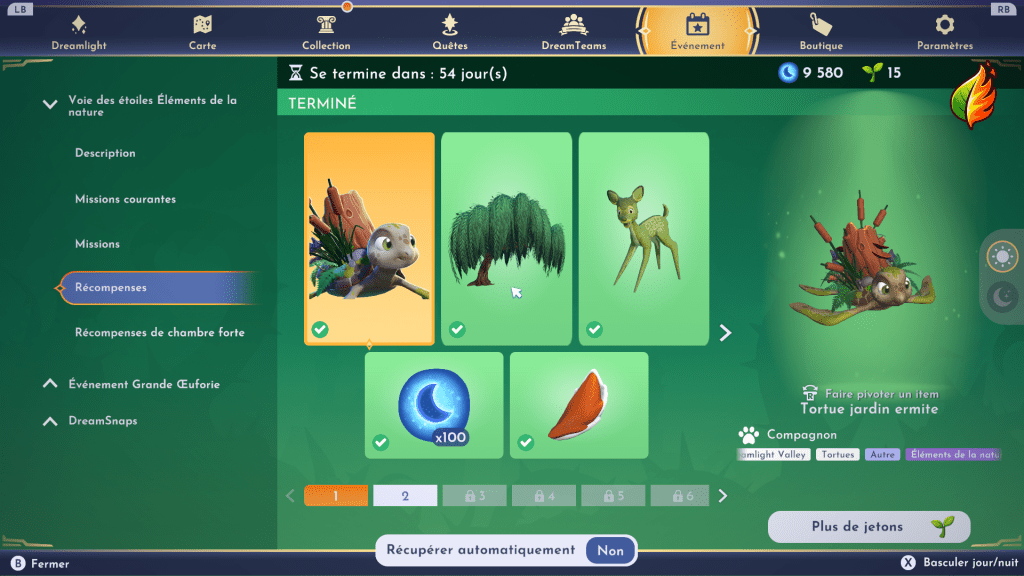 Guide des missions pour l'événement "Éléments de la nature" - Disney Dreamlight Valley